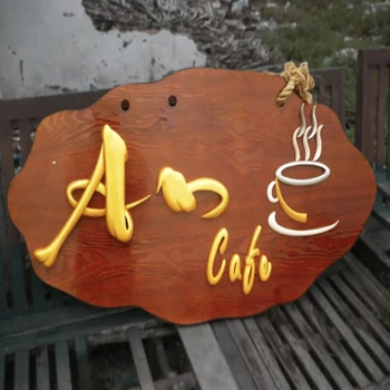 Bảng gỗ treo cổng