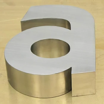 Chữ inox trắng xước