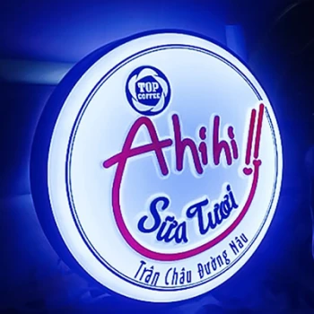 Hộp đèn mica hút nổi