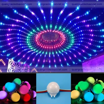 Led bát 30mm Full Color