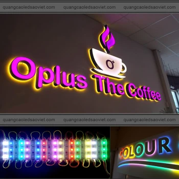 led hắt chân chữ