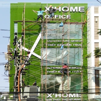 Bảng hiệu Alu công ty kiến trúc